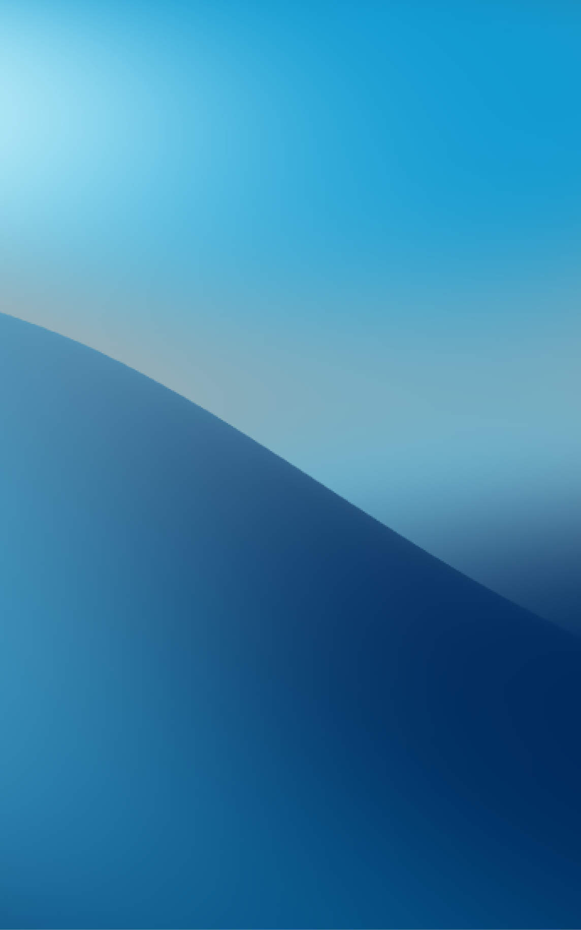 Abstract blue gradient background with flowing curves
